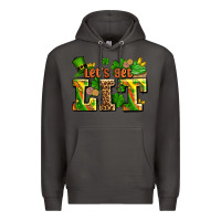 Smoke st patricks lets get lit Premium Hoodie - AdoDesignShop