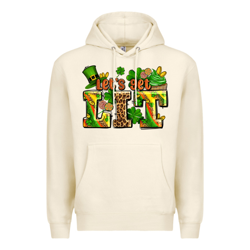 St Patricks Lets Get Lit Premium Hoodie by AdoDesignShop | Teevron