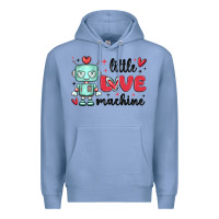 Colony Blue little love machine Premium Hoodie - MaliasSmallBusiness