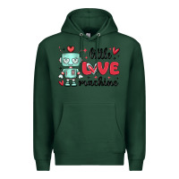 Sports Green little love machine Premium Hoodie - MaliasSmallBusiness