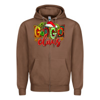 Chestnut christmas gogo claus Zipper Hoodie - FaDigitalArtStudio