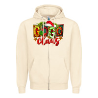 Sandshell christmas gogo claus Zipper Hoodie - FaDigitalArtStudio
