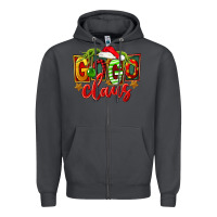 Smoke christmas gogo claus Zipper Hoodie - FaDigitalArtStudio