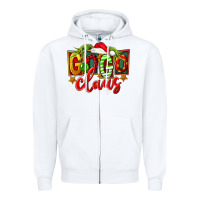 White christmas gogo claus Zipper Hoodie - FaDigitalArtStudio