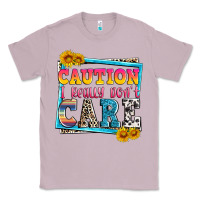 Lilac caution i really don't care Classic Tee - Zillion Design Studio