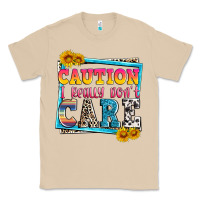Mushroom caution i really don't care Classic Tee - Zillion Design Studio