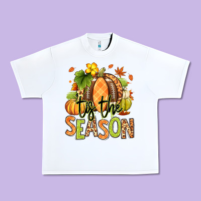 Tis' The Season Fall American Football Urban Heavy Tee Designed By Ranaportraitstore