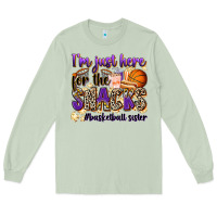 Matcha i'm just here for the snacks #basketball sister Long Sleeve Tee - Zillion Design Studio