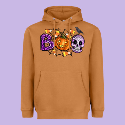 Boo Halloween Heavyweight Hoodie Designed By Artiststas