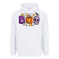 White Boo halloween Heavyweight Hoodie - Artiststas