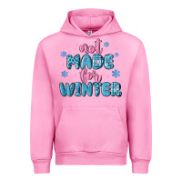 Fuchsia Pink not made for winter Urban Hoodie - MaliasSmallBusiness