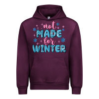 Mauve Wine not made for winter Urban Hoodie - MaliasSmallBusiness