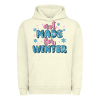 Pigment Pistachio not made for winter Urban Hoodie - MaliasSmallBusiness