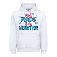 White not made for winter Urban Hoodie - MaliasSmallBusiness
