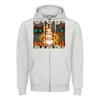 Dove Grey Rabbit daisy sunflower leopard 20oz tumbler Zipper Hoodie - Neo Western