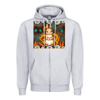 Heather Grey Rabbit daisy sunflower leopard 20oz tumbler Zipper Hoodie - Neo Western