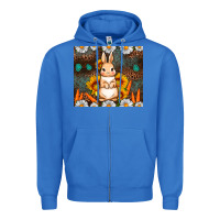 True Royal Rabbit daisy sunflower leopard 20oz tumbler Zipper Hoodie - Neo Western