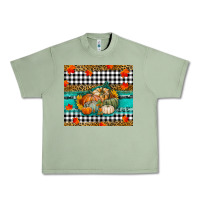 Oil Green Fall Pumpkins Urban Heavy Tee - RanaPortraitStore
