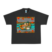 Pigment Black Fall Pumpkins Urban Heavy Tee - RanaPortraitStore