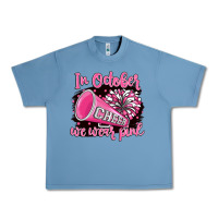 Pebble Blue in october we wear pink cheer Urban Heavy Tee - BarkalooDesign