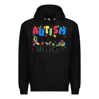 Black autism seeing the world differently Premium Hoodie - MaliasSmallBusiness