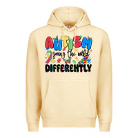 Pina Colada autism seeing the world differently Premium Hoodie - MaliasSmallBusiness