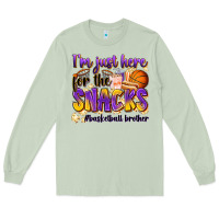 Matcha i'm just here for the snacks #basketball brother Long Sleeve Tee - Zillion Design Studio