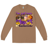 Toasted Coconut i'm just here for the snacks #basketball brother Long Sleeve Tee - Zillion Design Studio