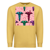 Antique Gold Medicine Seamless Pattern Premium Sweatshirt - BundleAndBundleShop