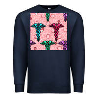 Navy Medicine Seamless Pattern Premium Sweatshirt - BundleAndBundleShop
