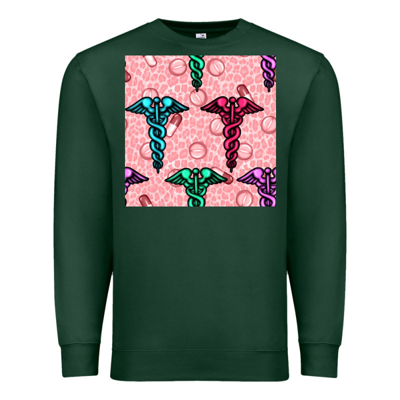 Medicine Seamless Pattern Premium Sweatshirt by BundleAndBundleShop | Teevron