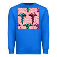 True Royal Medicine Seamless Pattern Premium Sweatshirt - BundleAndBundleShop