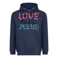 Navy love like jesus Heavyweight Hoodie - JahusDesignShop