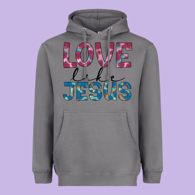Love Like Jesus Heavyweight Hoodie Designed By Jahusdesignshop