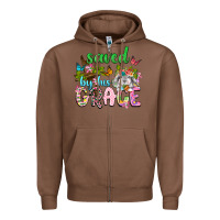 Chestnut Saved by his grace Zipper Hoodie - Neo Western