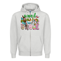 Dove Grey Saved by his grace Zipper Hoodie - Neo Western
