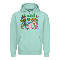 Seafoam Saved by his grace Zipper Hoodie - Neo Western