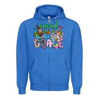 True Royal Saved by his grace Zipper Hoodie - Neo Western