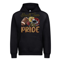Black small town big pride maroon yellow Urban Hoodie - MaliasSmallBusiness