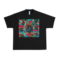 Black Thanksgiving Turkey Urban Heavy Tee - RanaPortraitStore