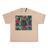 Burro Thanksgiving Turkey Urban Heavy Tee - RanaPortraitStore