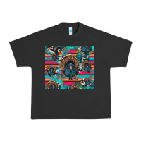Pigment Black Thanksgiving Turkey Urban Heavy Tee - RanaPortraitStore