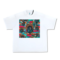 White Thanksgiving Turkey Urban Heavy Tee - RanaPortraitStore