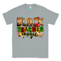 Heather Grey black teacher magic Classic Tee - Zillion Design Studio
