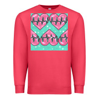 Cardinal Nursing Heart Seamless Pattern Premium Sweatshirt - BundleAndBundleShop