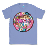 Colony Blue teacher life earrings Classic Tee - BundleAndBundleShop
