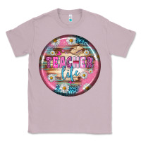 Lilac teacher life earrings Classic Tee - BundleAndBundleShop