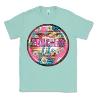 Seafoam teacher life earrings Classic Tee - BundleAndBundleShop