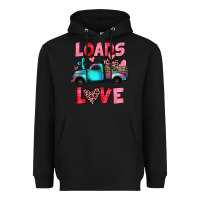 Black loads of love truck Heavyweight Hoodie - JahusDesignShop