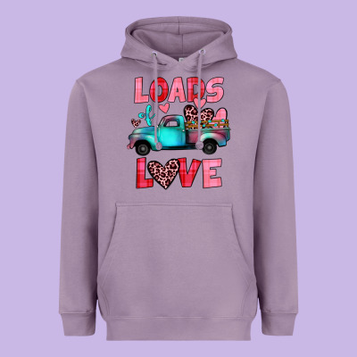 Loads Of Love Truck Heavyweight Hoodie Designed By Jahusdesignshop